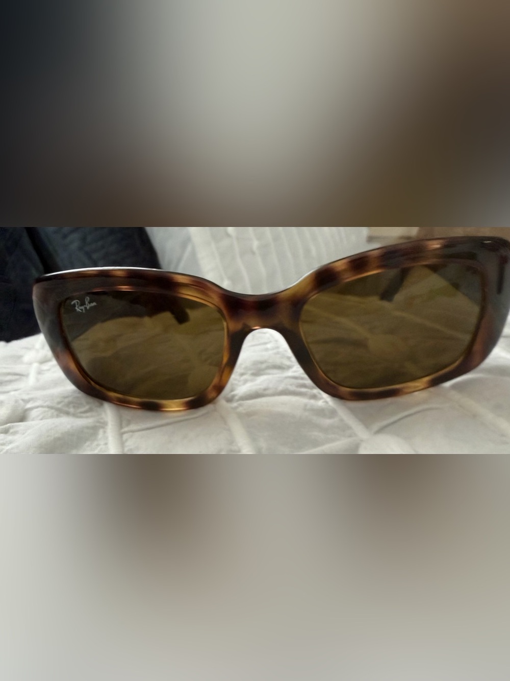 Ray-Ban Women's Tortoiseshell Frame Sunglasses with Brown Lenses